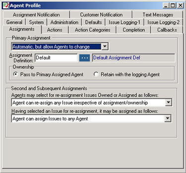 assigned definition